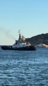 Die Karthager kommen mit dem Schlepper