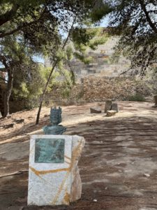 König Alfonso X. vor dem Castillo de la Concepción