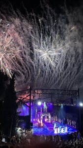 Feuerwerk zum Abschluß