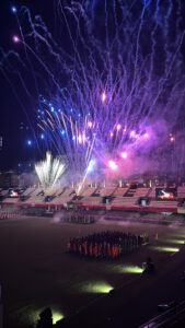 Feuerwerk zum Start
