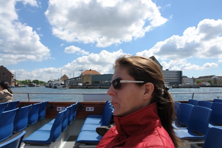 Anja auf Sightseeing-Tour	