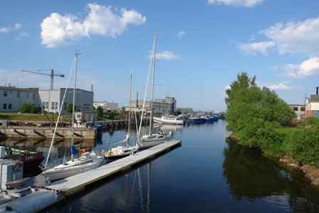 Blick auf den Hafen	