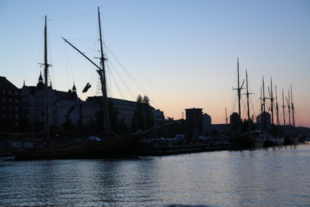 Abends, halb 11 in Helsinki	