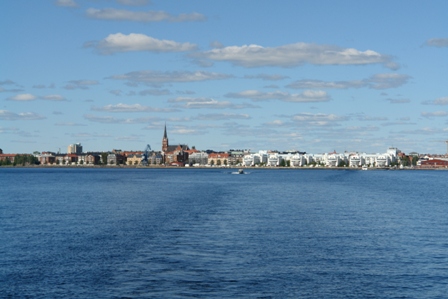 Blick zurück auf Lulea	